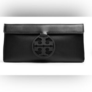 TORY BURCH Black Miller Clutch